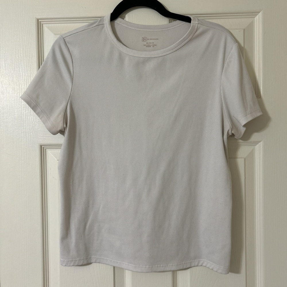 No Boundaries White Short Sleeve Tee